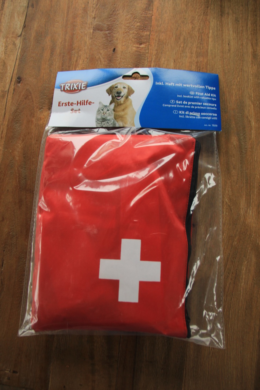 Erste Hilfe für Hunde Verbands-Tasche
